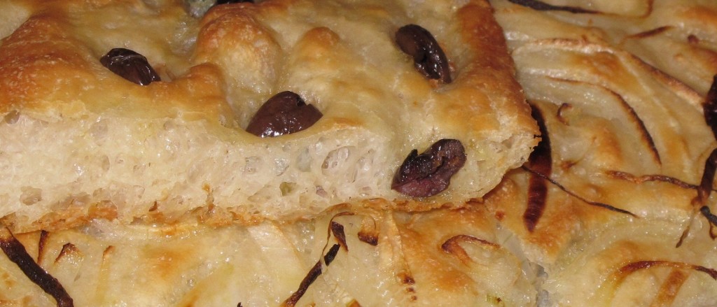 Forno Albaro, Genova - Focaccia genovese olive e cipolle