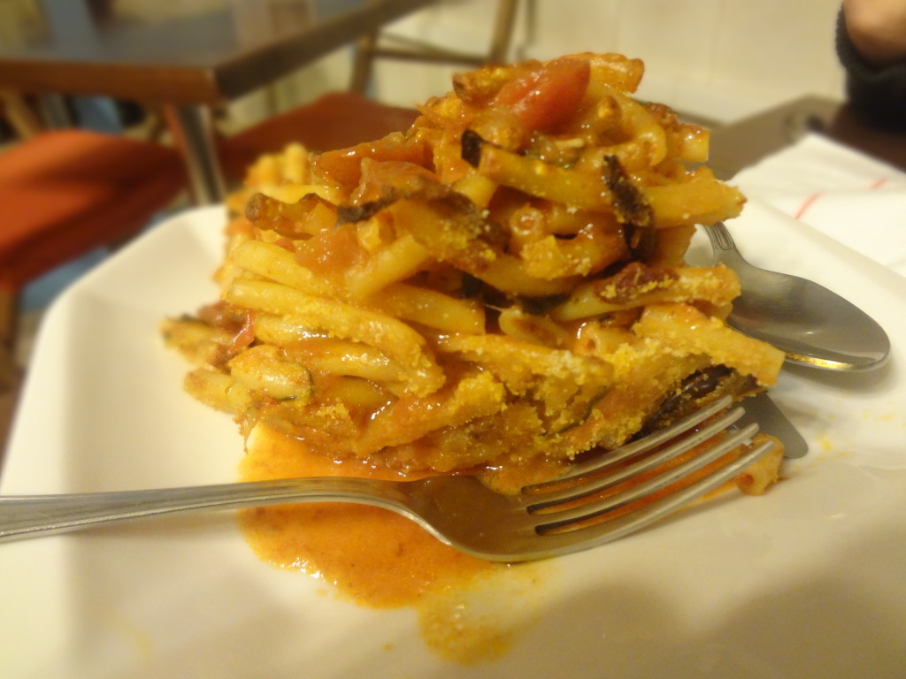 Timpani e Tempura, Napoli - timballo di pasta